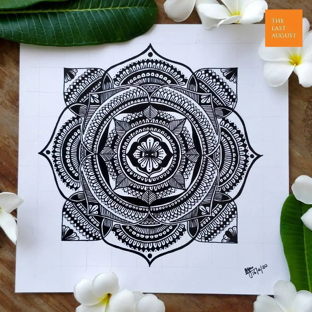 Lotus mandala deals art