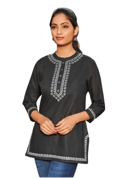 Buy online Women Blue Round Neck Straight Kurti from Kurta Kurtis for Women  by Kiwie for ₹479 at 75% off | 2024 Limeroad.com