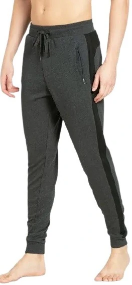 Buy Men's Super Combed Cotton Rich Slim Fit Dual Tone Joggers with