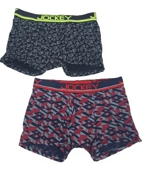 Jockey Junior Boys Trunks with Double layer Contoured Pouch (Pack of 2)-PB03