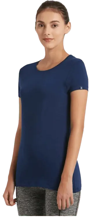 jockey plain t shirt for ladies