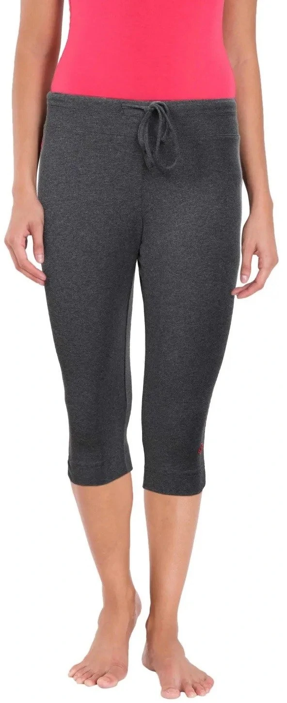 Ladies Plain Lace Trim 3/4 Leggings Capri Skinny Cropped Yoga Gym Jogging  Pants | eBay