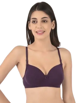 Rupa Butterfly Purple Color Full Coverage Padded Bra-2058PRL