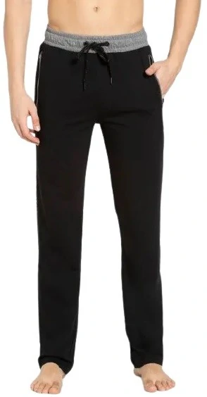 Jockey Slim Fit Track Pant for Men with Zipper Pocket-AM42BLK