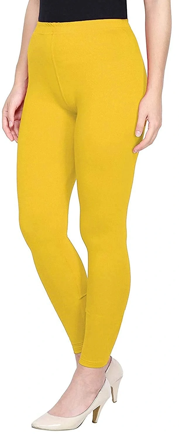 Rupa Softline Ankle Length Leggings for Women Cotton Elastane