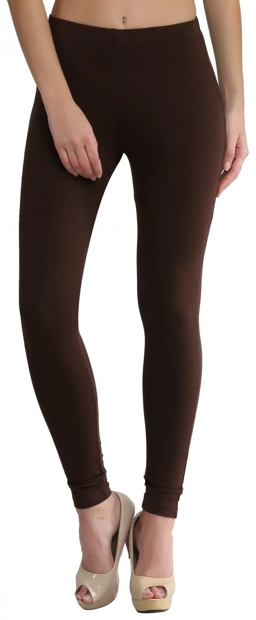Buy U R YOU Plus Size Solid Ankle Length Cotton Lycra Women's Leggings |  Shoppers Stop