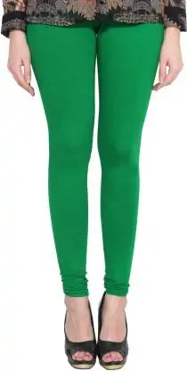 Buy Lyra Grass Green Churidar Leggings online