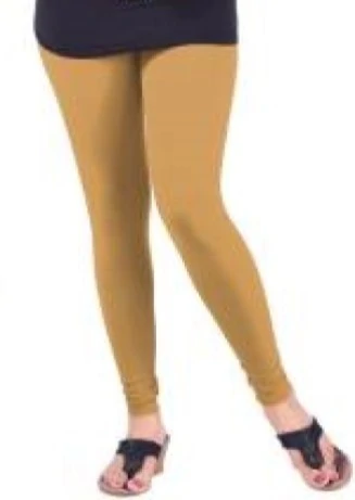 Skin color ladies cotton lycra premium leggings stitching-LGD10