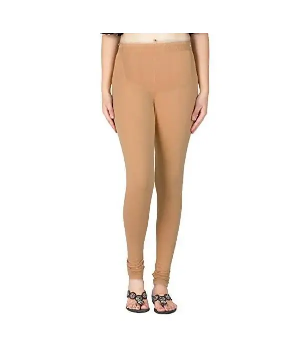 Skin color ladies cotton lycra premium leggings-LGP13