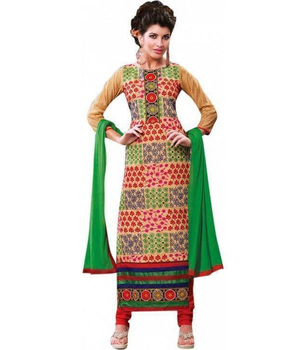 Mint Green Chanderi Cotton Churidar Suit 56644  Stylish dress designs,  Dress neck designs, Churidar